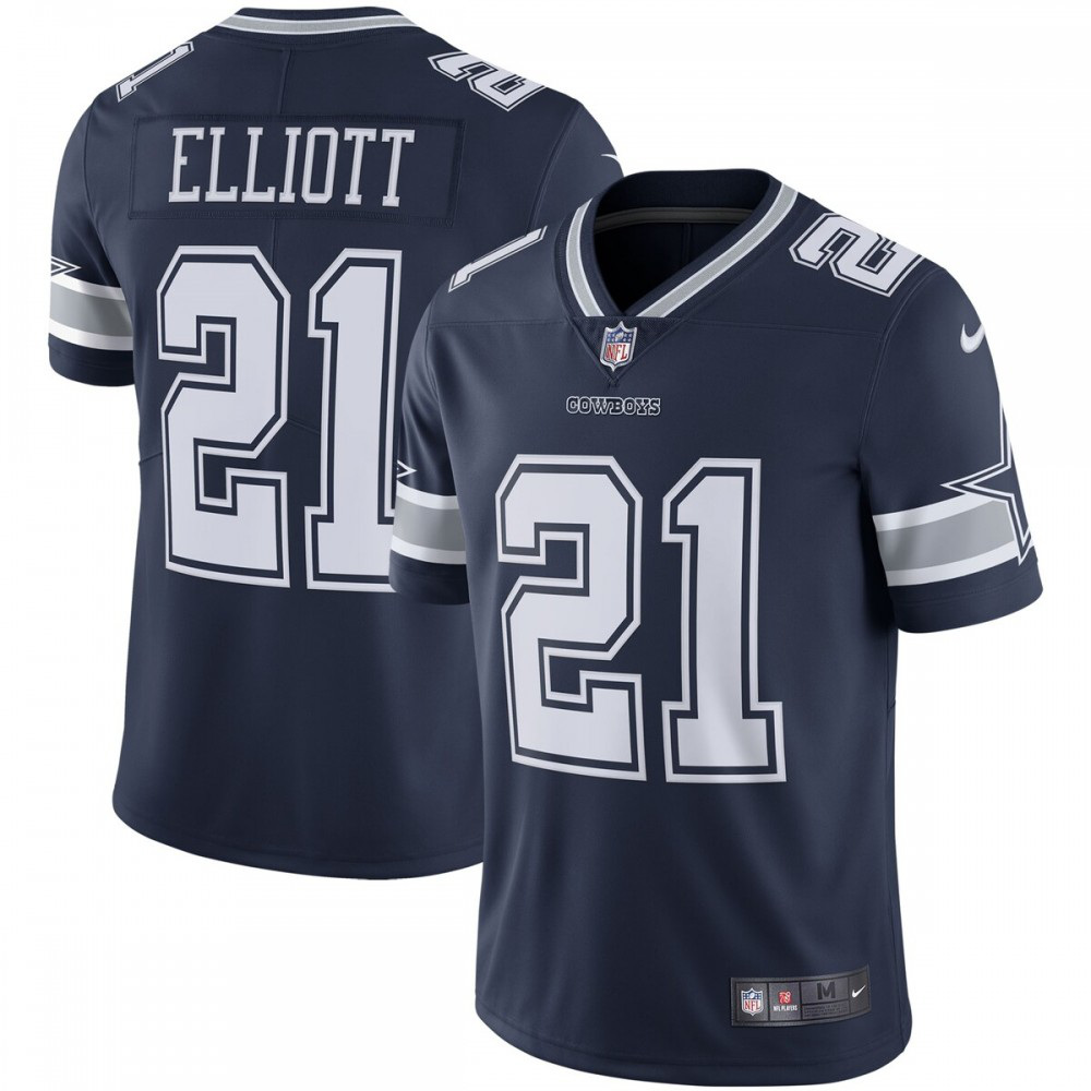 Ezekiel Elliott Dallas Cowboys Nike Vapor Limited Jersey - Navy-Profan Arena